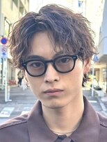 フィフス 天神大名(fifth)&nbsp;天神メンズパーマツイストスパイラルパーマッシュウルフカット