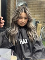 ラフ 難波店(LAFF)&nbsp;バレイヤージュ/シャドウルーツ/ハイライト/レイヤーカット