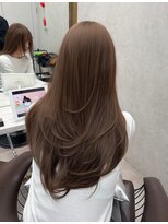 ロンド レア 天神大名店(Lond Le’a) 10代20代30代ミディアムレイヤー似合わせカット大人ガーリー