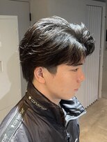 ブルニール 中崎町(BLEUNIR) フェザーパーマ フェザーショート 韓国ヘア ビジネスヘア