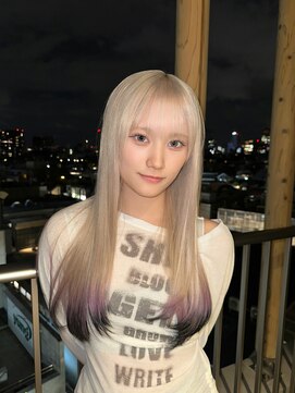 モニカ 原宿店(MONIQA) ホワイト裾カラー