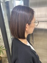 ネス ヘアメゾン アシヤ(ness HAIR MAISON ASHIYA)&nbsp;自然になじむ白髪ぼかしボブ