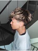 メンズショートテーパーフェードシャドウルーツフェード