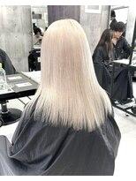 ノルン 表参道店(NORN)&nbsp;ミディアムレイヤーボブイメチェンピンクベージュ前髪