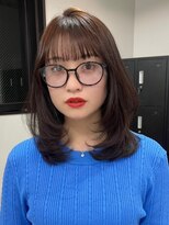 Valone Tokyo レイヤーカット/韓国ヘア/髪質改善【12/1NEW OPEN（予定）】&nbsp;ba3613__暗髪ヘーゼルミディアムレイヤー髪質改善レイヤーカット