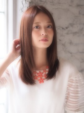 フローレント(florent) 「さらっとシンプル」ミディアムストレート