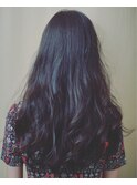 【下北沢＊I'll b hair＊】ブルーブラック★バレイヤージュ