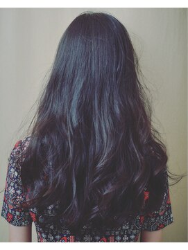 アイルビーヘア(I'll b hair) 【下北沢＊I'll b hair＊】ブルーブラック★バレイヤージュ