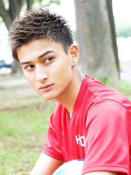 アクロス 原宿(AKROS) ＃スポ髪　スポーティーショート　刈り上げアップバング