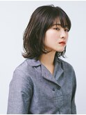 大人かわいいミディアムスタイル