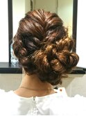 編み込みロングアレンジ☆LiLy#ノットヘア