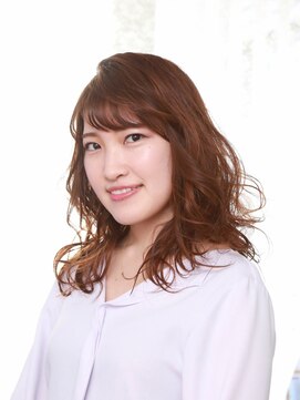 アイルビーヘア(I'll b hair) 【下北沢＊I'll b hair＊】斜めバングこなれカール