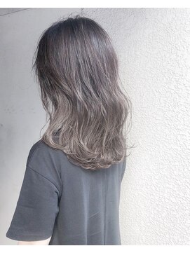 ヘアーアンドアトリエ マール(Hair&Atelier Marl) 【Marl】グレージュカラーの無造作セミディ♪