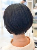 すっきり小顔マルボブ