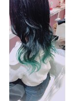 《Merci》コバルトブルー＋カラーバターGreen