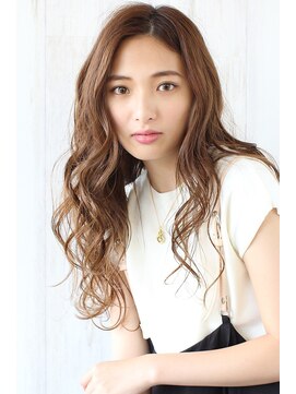 アンダーバーホワイトモデ 河内長野(_WHITE mode) ☆ナチュラルブラウンカール　河内長野×千代田