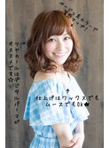 20代30代大人可愛い♪フェミニンウェーブミディアム