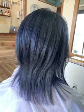 シェリールアミー(Cherir Amie) インディゴブルー×ミディアムウルフレイヤー☆