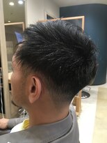 ヘアサロンアンドヘアメイクディー(hair salon hair make D)&nbsp;仙台D ネオテクノ ツーブロック フェード ラフ オンザスタイル
