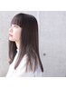 【美髪】カット＋ストレートor縮毛矯正　¥22500