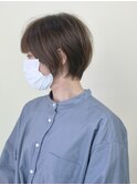骨格美人な丸みショート