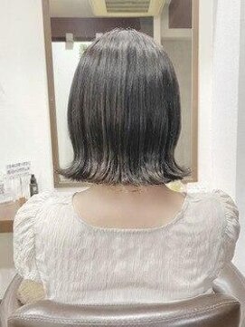 アルバ ヘアリゾート(ALBA) 【ALBAさわ】暗髪髪外ハネボブ　☆★