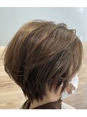 軽めのショートボブ
