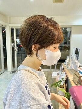 メラク バイ コア(Merak by CoRe.gn) お洒落ナチュラルショート！　嶋田@20代30代40代50代