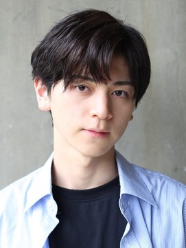 ノイセル(Noisyle) 黒髪マッシュコンマバング