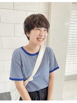 クラメールパリ 福岡(Kraemer Paris)&nbsp;大人ガーリー３０代４０代くびれショートボブ丸みハンサム