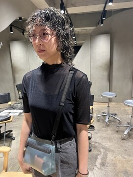 ビビト(bibito) bibito ウルフパーマ　ハイライトカラー　ウェーブパーマ