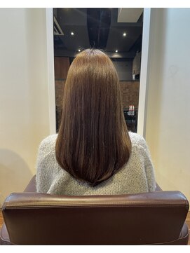 アズーア ヘアーアンドスパ(azure hair&spa) オリーブベージュ／ブリーチなし／横浜／透明感カラー