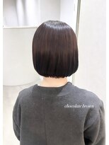 カラークチュール(Color Couture) ヘイリーボブ/髪質改善/レッドブラウン/フルバング/イメチェン