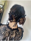 編み上げツイン