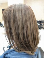 ヘアーデザインムーヴ(Hair design MOVE)&nbsp;白髪ぼかしハイライト　白髪染め卒業