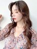 ゆるふわデザインパーマ+骨格補正カット￥8000