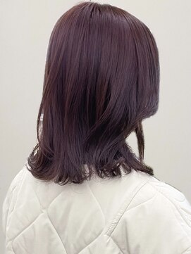 パークレーン アイス イヴェン(park lane ICI yeven) 名古屋カラーブリーチなしダブルカラーワインレッド赤髪レイヤー