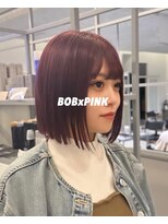 ルミヘアー 金沢駅西口店(Lumi hair) ピンクxボブ