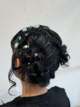 ブランカ バイ リッカ(Blanca by Ricca) ミニクラゲお団子ツイン/ボブアレンジ