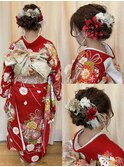 編み込みアレンジ