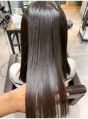 縮毛矯正×セミロング