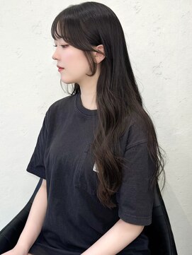 セルカ 新宿(CERCA) 新宿韓国風顔まわりカット☆サイドバング、おくれ毛