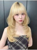 ロングブリーチハイトーンホワイトベージュ_F20845