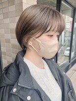 リグリー(regree)&nbsp;大人ショート黒髪マッシュショートハンサムショート前髪長め