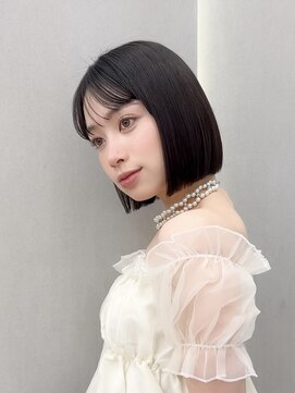 ロンドリゼル 札幌(Lond RiseL) ◯ オリーブグレー/韓国/レイヤーカット/髪質改善/縮毛矯正/札幌