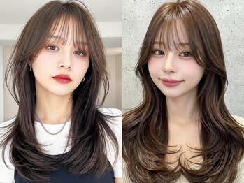 オンク 新宿(onk)の写真/<カット+カラー+TR￥6900>白髪メニューも豊富*[新宿/新宿駅/縮毛矯正/酸性ストレート/顔周りカット]