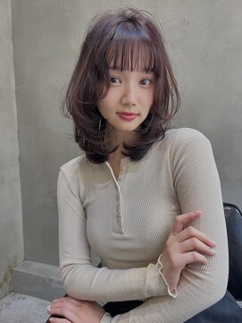 エイミー(Aimee) Aimee 町田 ラベンダーグレージュ×ふんわりボブ