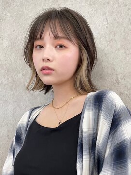 カラースタンド(COLOR STAND) イヤリングカラーヘーゼルベージュケアブリーチ佐賀カラー透明感