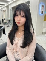 ロール 博多(Role)&nbsp;縮毛矯正/髪質改善/ミディアムレイヤー/酸性ストレート/透明感