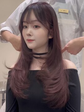 シュガー(Sugar) 透明感カラー/ワンホンヘア/韓国ヘア/顔まわり/大阪/梅田